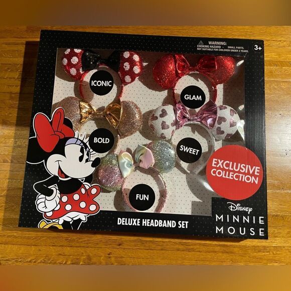 Disney Minnie Mouse Deluxe Accessory 5 Piece Set NWT - Picture 4 of 8